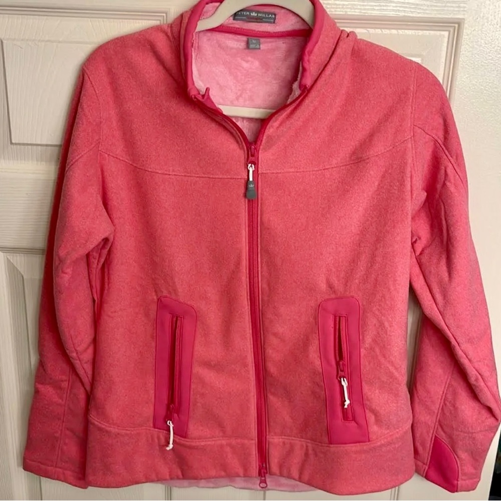 Peter Millar Pink Fleece Women’s Jacket - Size M